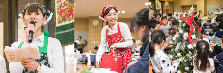 学生の挨拶～プレゼント